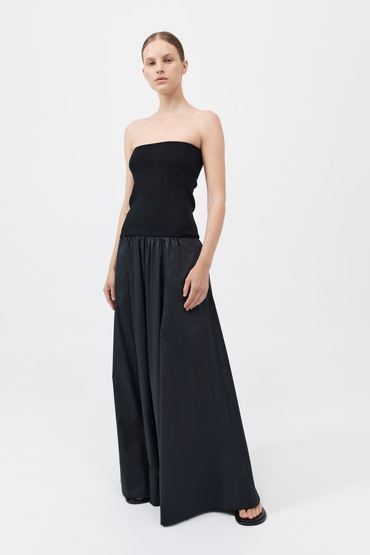 Strapless Dress 抹胸連身裙 - 黑色