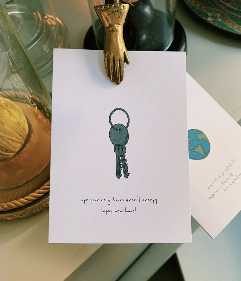 Anna + Nina Happy New Home Card