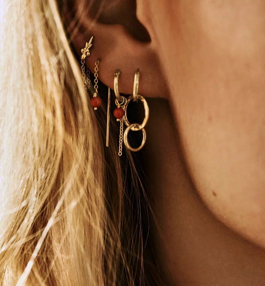 Multi Eden Ring Earring (銀)