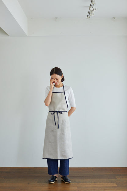 極簡亞麻圍裙