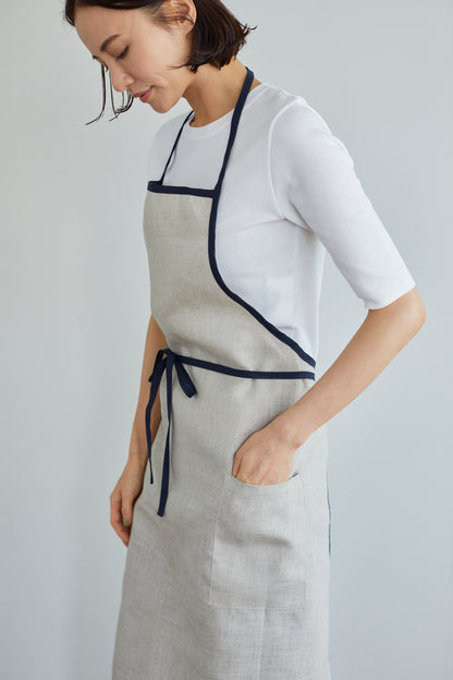 極簡亞麻圍裙