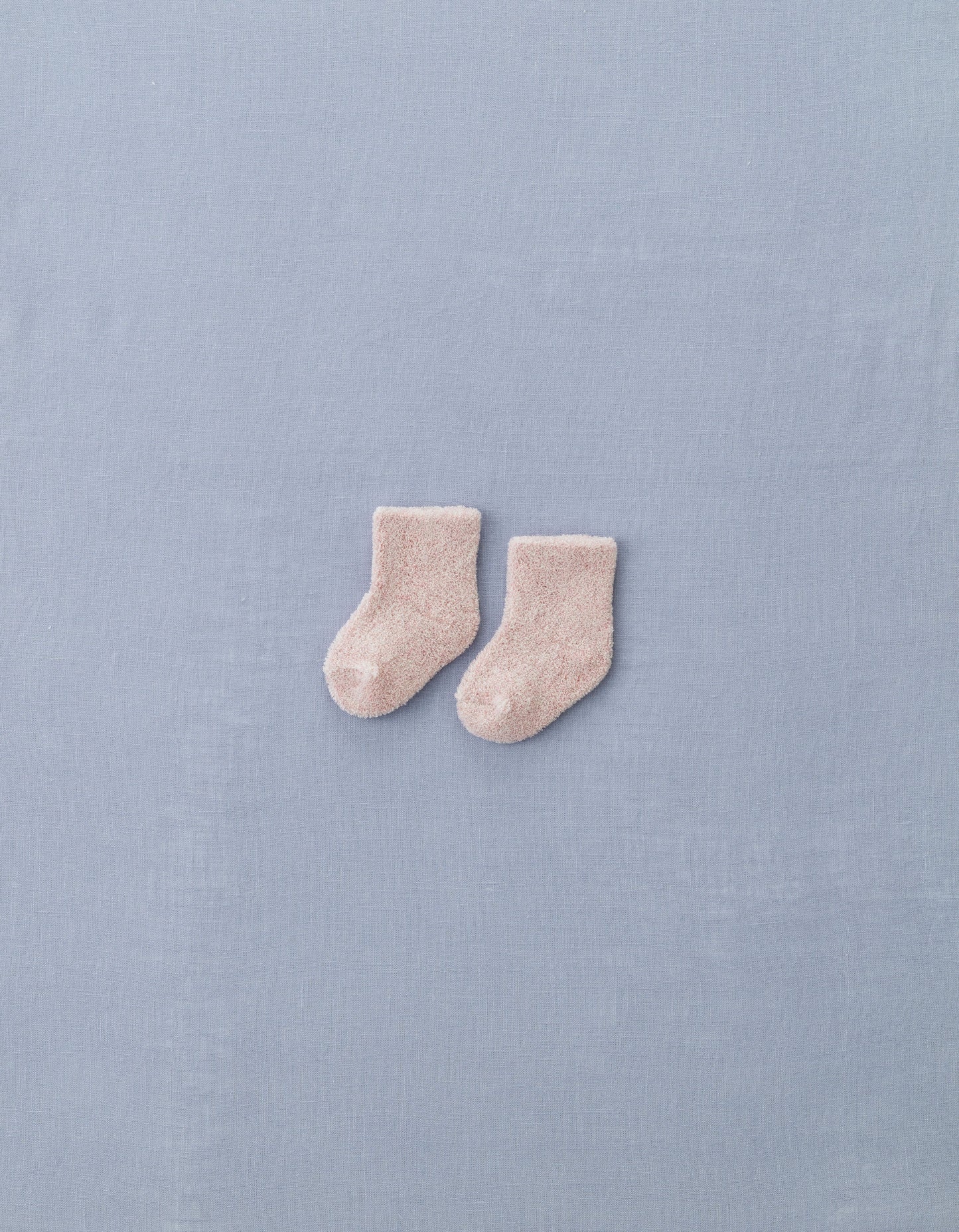 嬰兒柔軟毛圈棉襪(粉色）