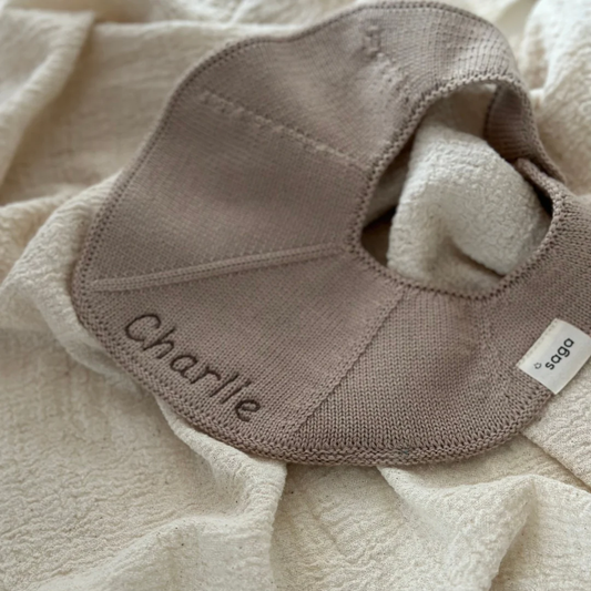 北歐有機棉寶寶圍兜