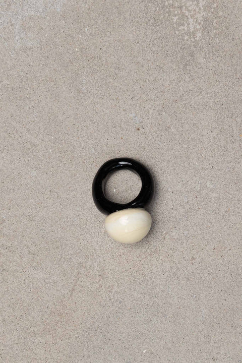 SIGLO RING - Black/Ivory
