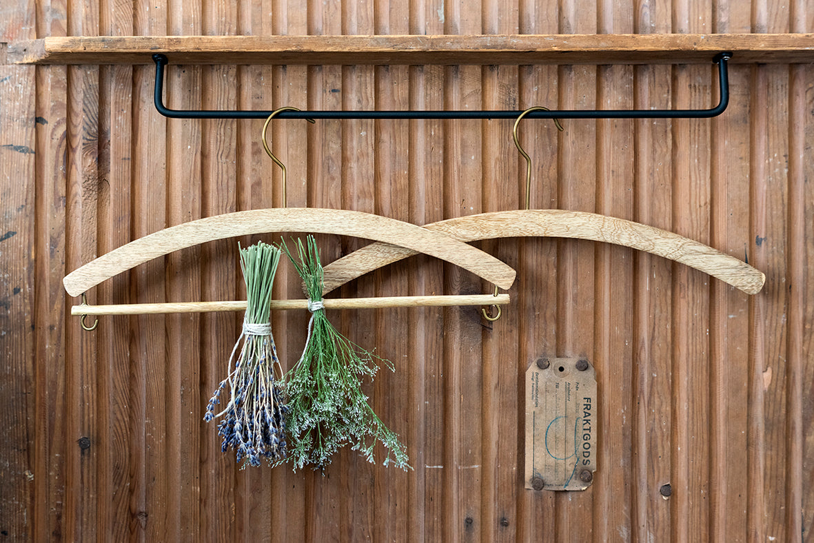 手工芒果木衣架