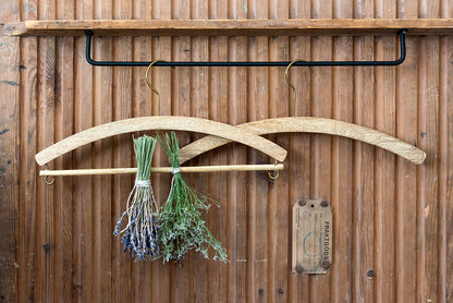 手工芒果木衣架