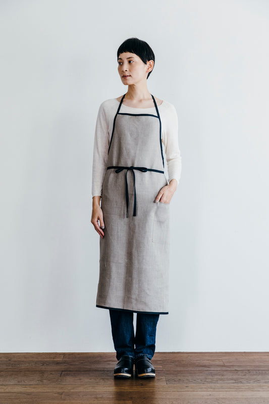 極簡亞麻圍裙