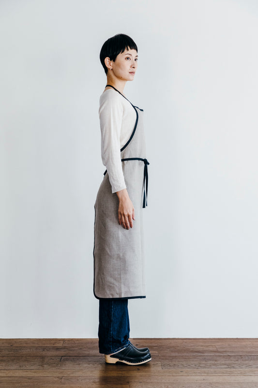 極簡亞麻圍裙