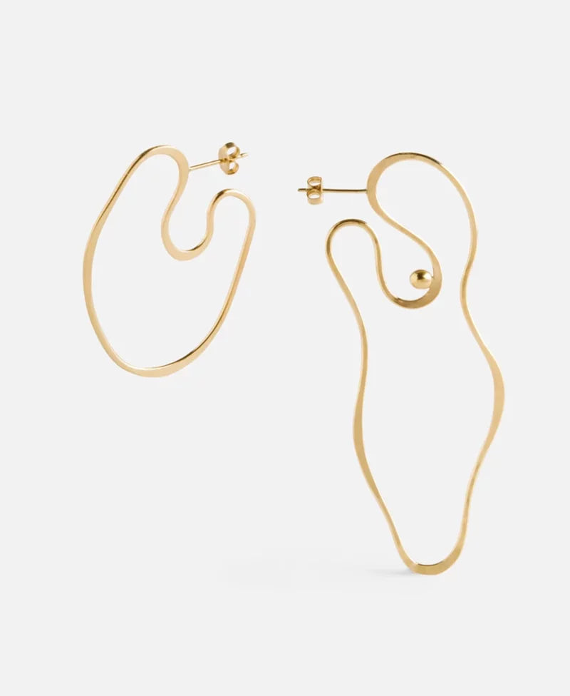 Abstract Nude with Nipple (金)