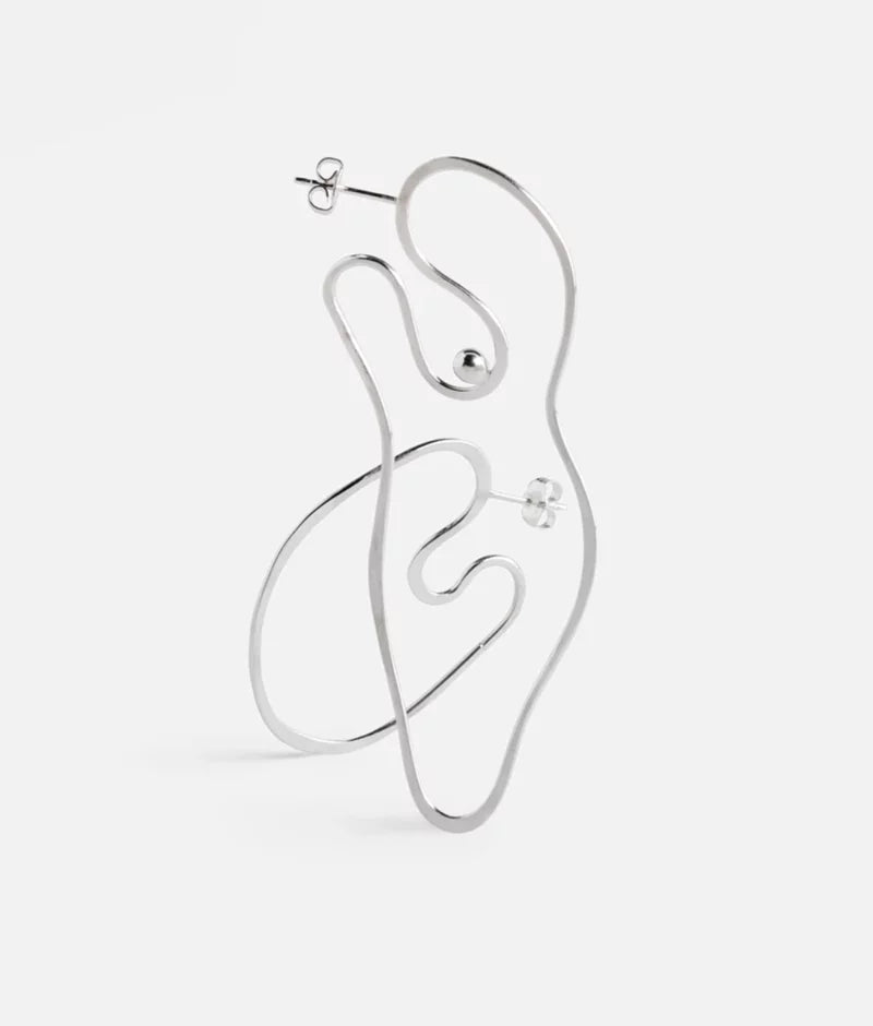 Abstract Nude with Nipple（銀）