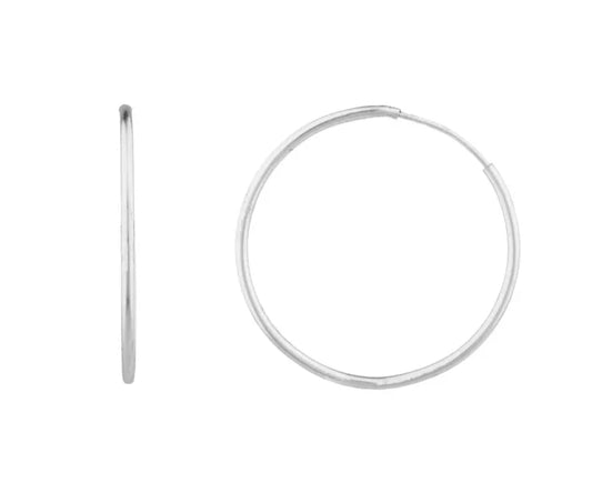 Classic Hoop 經典耳環(銀)