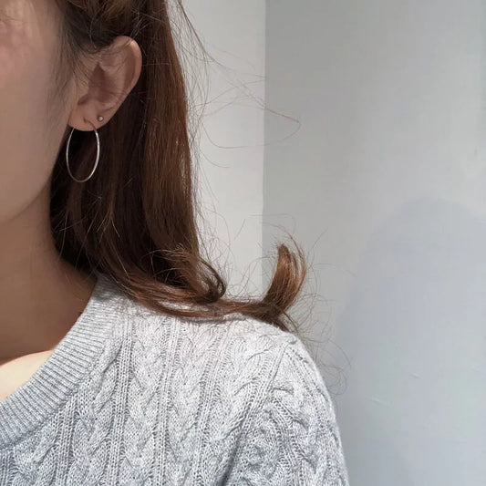 Classic Hoop 經典耳環(銀)