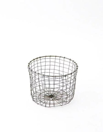 圓形收納鐵籃