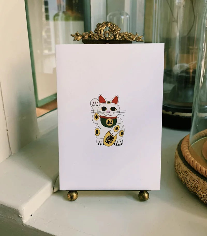 Anna + Nina Maneki Neko Card