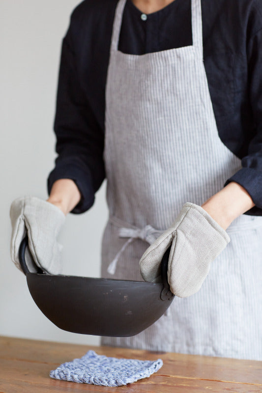 手工亞麻針織隔熱墊