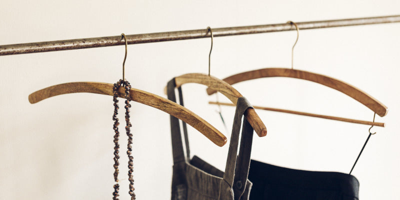 手工芒果木衣架