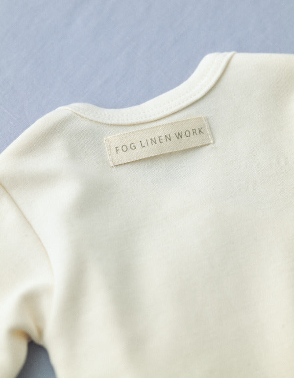 有機棉寶寶短袖包屁衣（附收納袋）