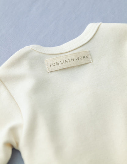 有機棉寶寶短袖包屁衣（附收納袋）