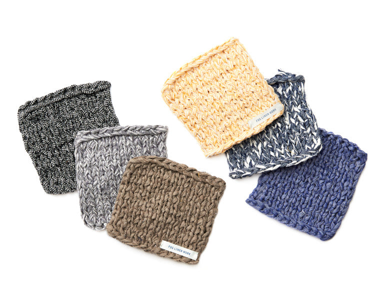 手工亞麻針織隔熱墊